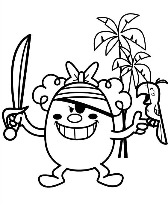 coloriage madame canaille